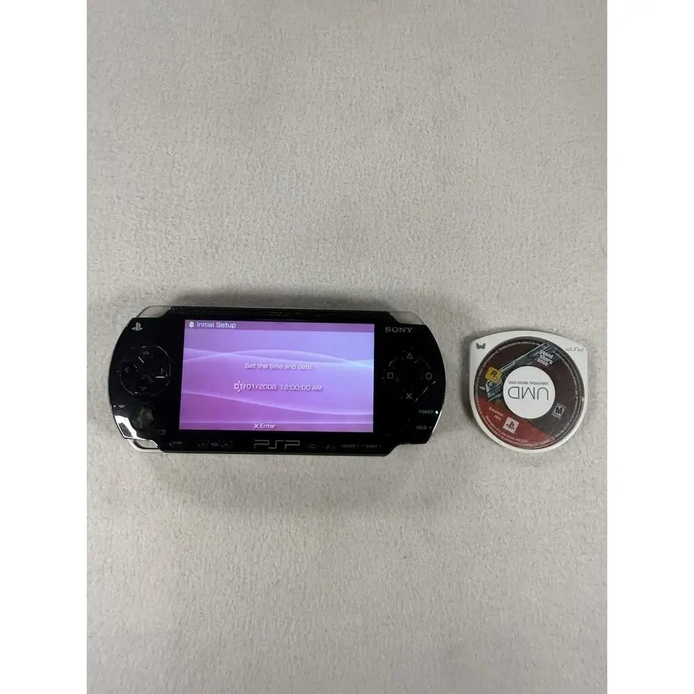 Sony PlayStation Portable PSP PCH-1001 Console W/gta And Case No Charger